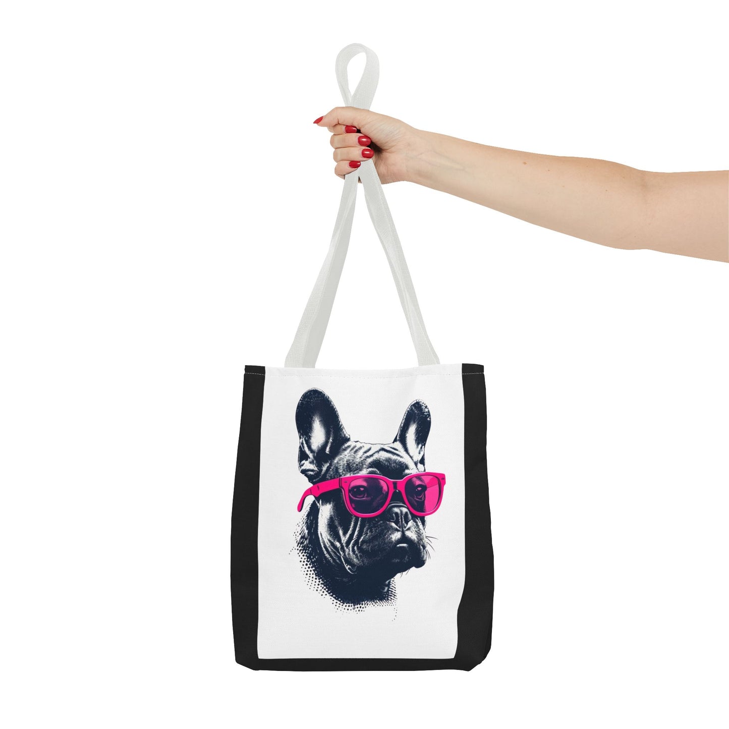 Stylish French Bulldog Tote Bag, Pet Lover Gift, Everyday Carry, Dog Mom Accessory, Unique Shopper Bag, Cute Animal Print
