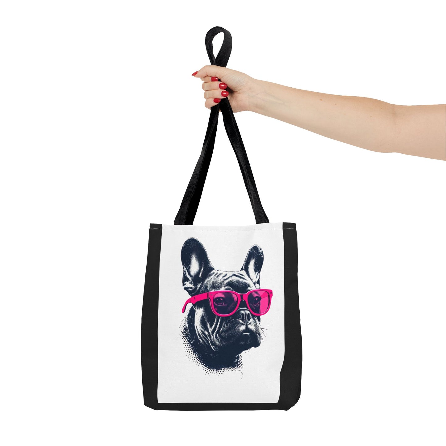 Stylish French Bulldog Tote Bag, Pet Lover Gift, Everyday Carry, Dog Mom Accessory, Unique Shopper Bag, Cute Animal Print
