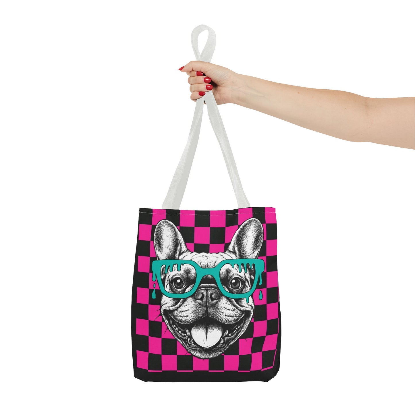 Cool French Bulldog Tote Bag, Stylish Dog Lover's Gift, Pet Accessory, Fashionable Beach Bag, Unique Carry All
