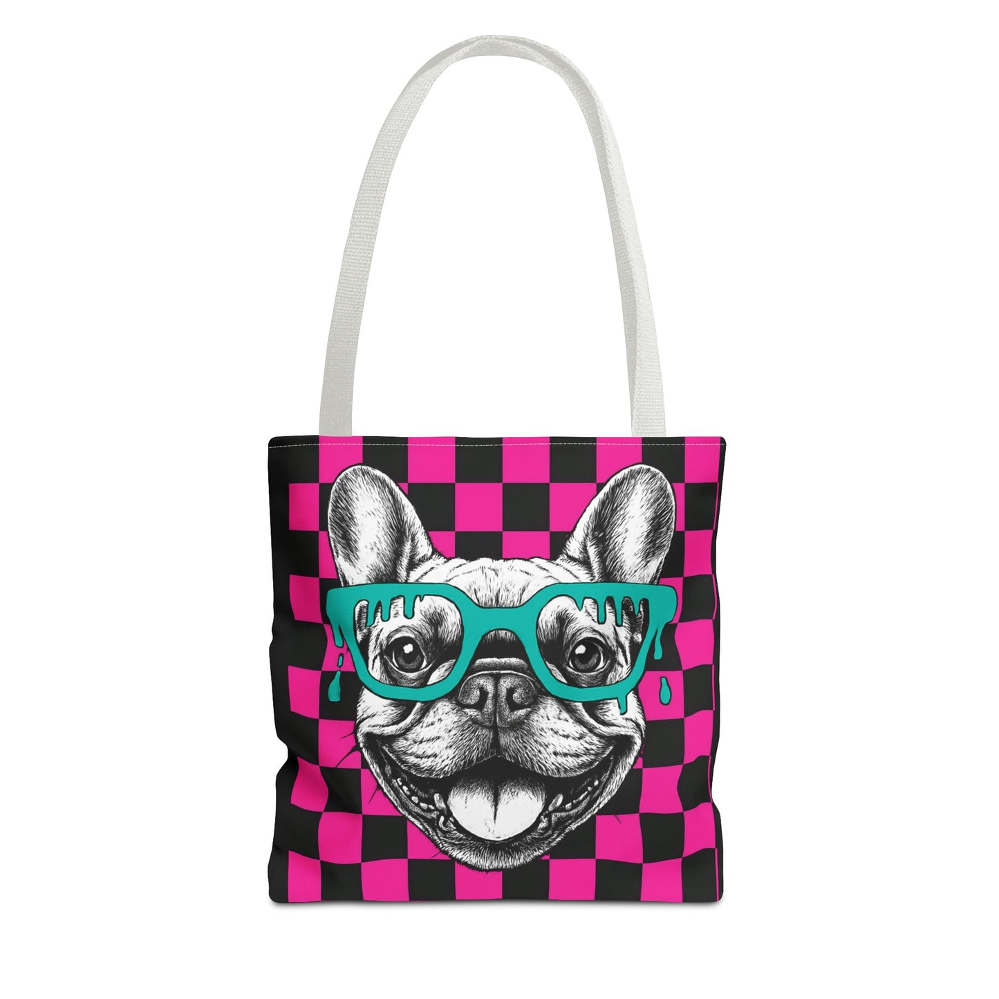 Cool French Bulldog Tote Bag, Stylish Dog Lover's Gift, Pet Accessory, Fashionable Beach Bag, Unique Carry All