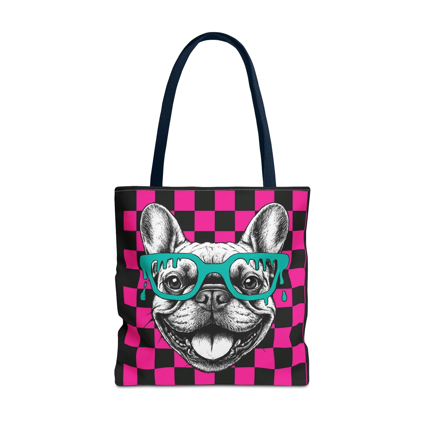 Cool French Bulldog Tote Bag, Stylish Dog Lover's Gift, Pet Accessory, Fashionable Beach Bag, Unique Carry All