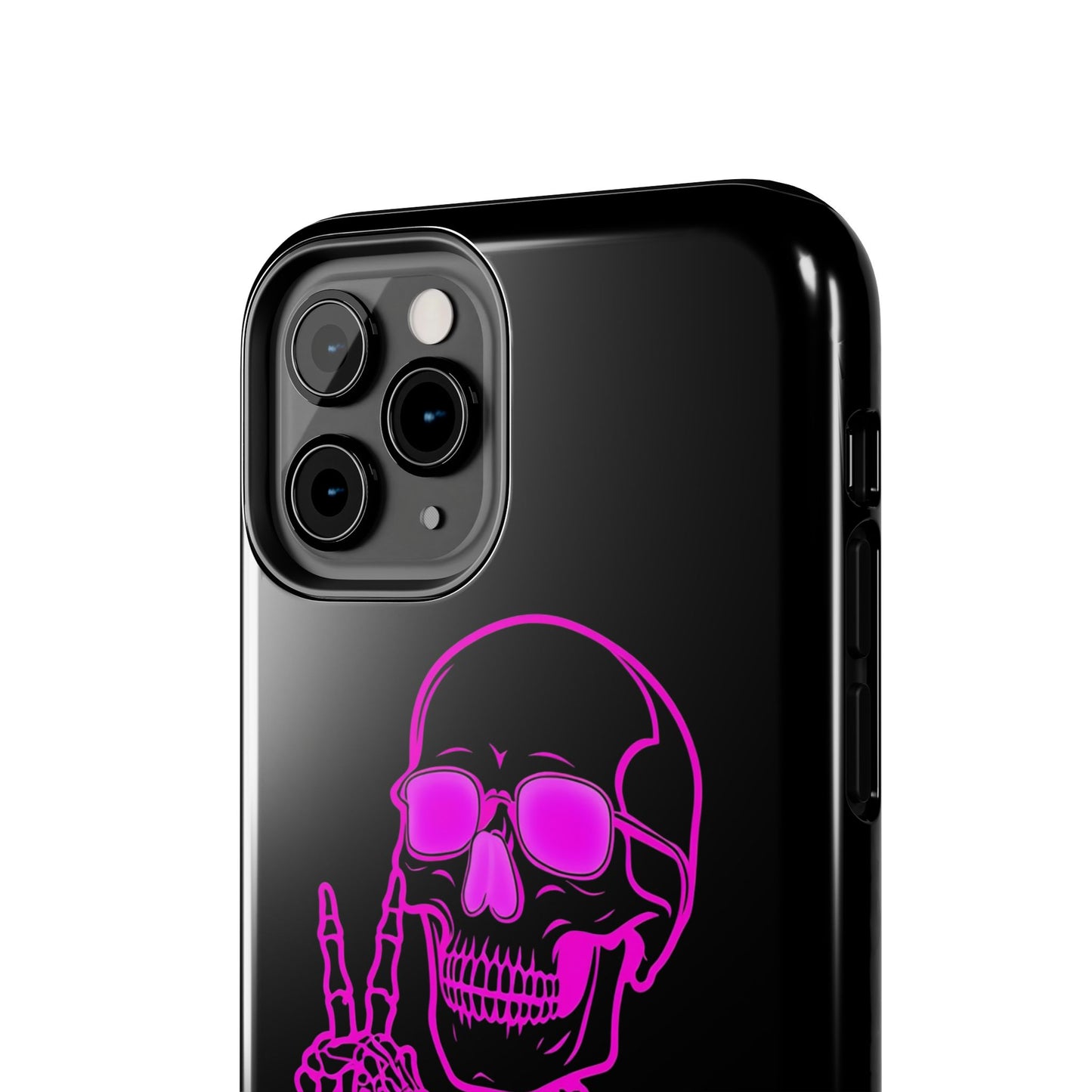 Edgy Skeleton Tough Phone Cases, Halloween Gift, Unique Phone Cover, Skull Design, Trendy Accessory for Young Adults