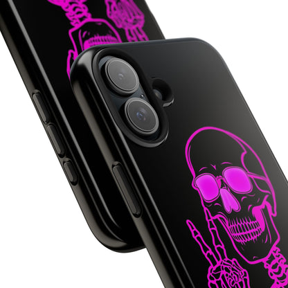 Edgy Skeleton Tough Phone Cases, Halloween Gift, Unique Phone Cover, Skull Design, Trendy Accessory for Young Adults
