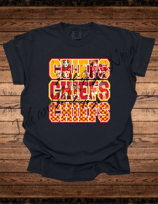 Chiefs Tripple logo tee