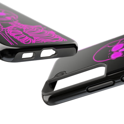 Edgy Skeleton Tough Phone Cases, Halloween Gift, Unique Phone Cover, Skull Design, Trendy Accessory for Young Adults