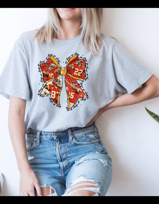 Chiefs Big bow tee