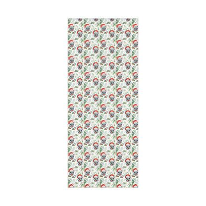 Frenchie Christmas Wrapping Paper- Grey Dog