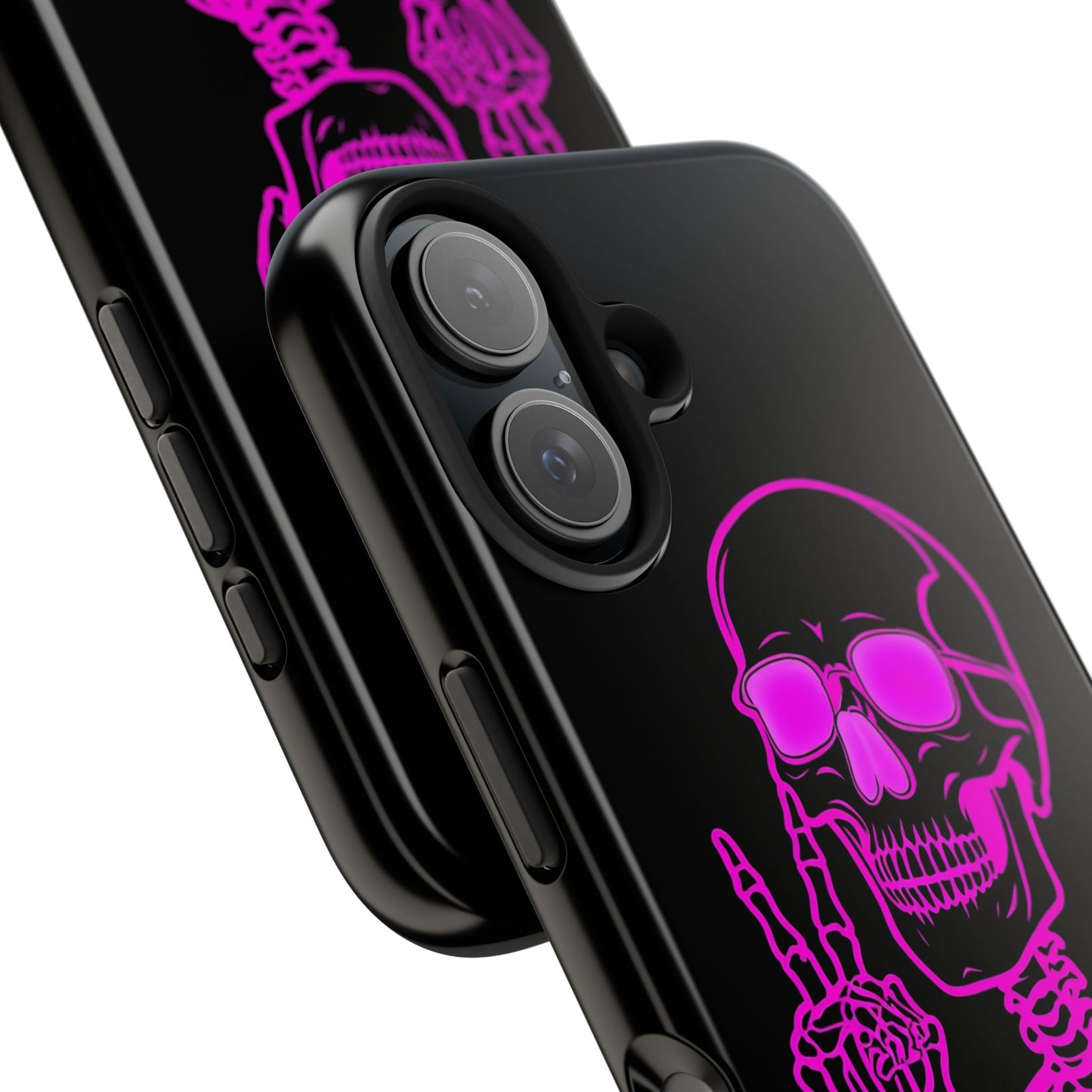 Edgy Skeleton Tough Phone Cases, Halloween Gift, Unique Phone Cover, Skull Design, Trendy Accessory for Young Adults