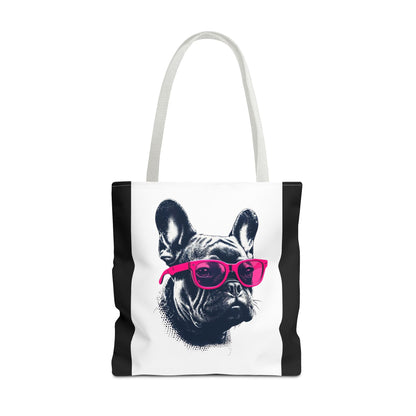 Stylish French Bulldog Tote Bag, Pet Lover Gift, Everyday Carry, Dog Mom Accessory, Unique Shopper Bag, Cute Animal Print