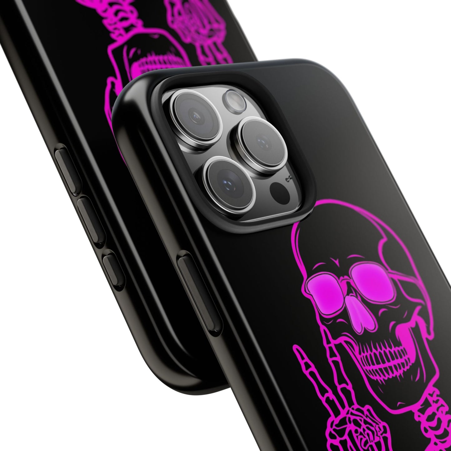 Edgy Skeleton Tough Phone Cases, Halloween Gift, Unique Phone Cover, Skull Design, Trendy Accessory for Young Adults