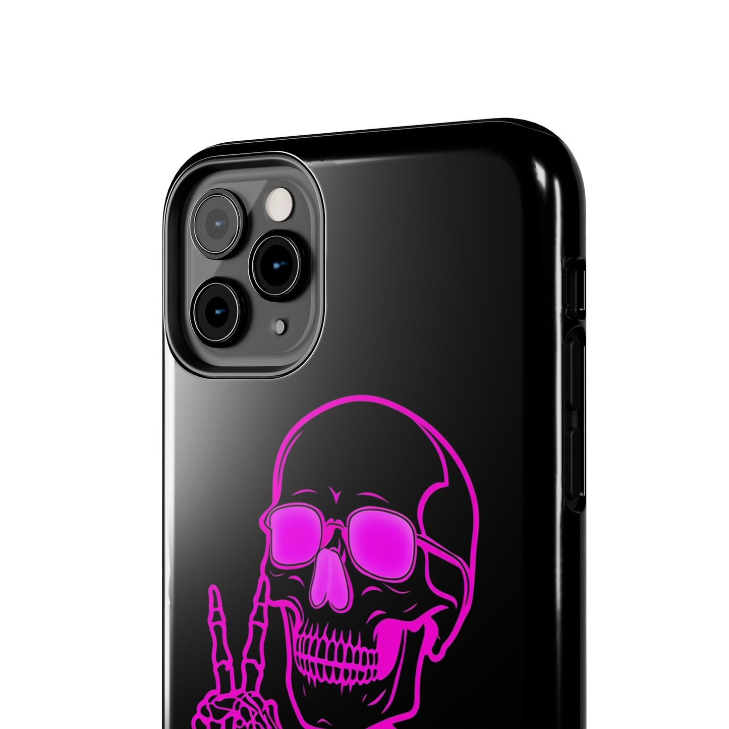 Edgy Skeleton Tough Phone Cases, Halloween Gift, Unique Phone Cover, Skull Design, Trendy Accessory for Young Adults