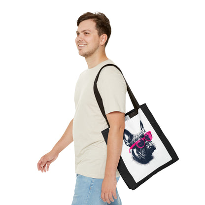 Stylish French Bulldog Tote Bag, Pet Lover Gift, Everyday Carry, Dog Mom Accessory, Unique Shopper Bag, Cute Animal Print