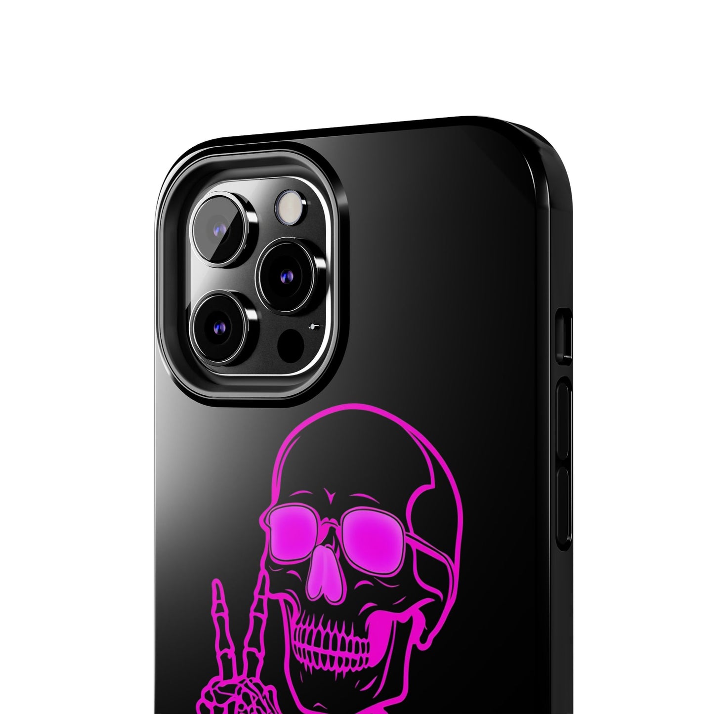 Edgy Skeleton Tough Phone Cases, Halloween Gift, Unique Phone Cover, Skull Design, Trendy Accessory for Young Adults