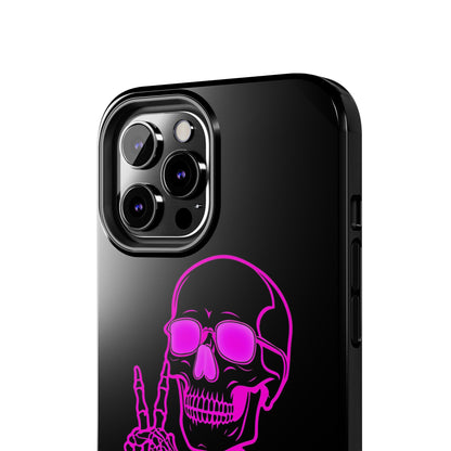 Edgy Skeleton Tough Phone Cases, Halloween Gift, Unique Phone Cover, Skull Design, Trendy Accessory for Young Adults