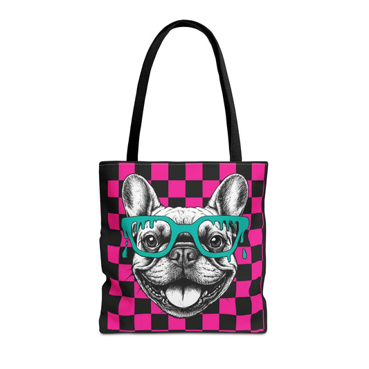 Cool French Bulldog Tote Bag, Stylish Dog Lover's Gift, Pet Accessory, Fashionable Beach Bag, Unique Carry All