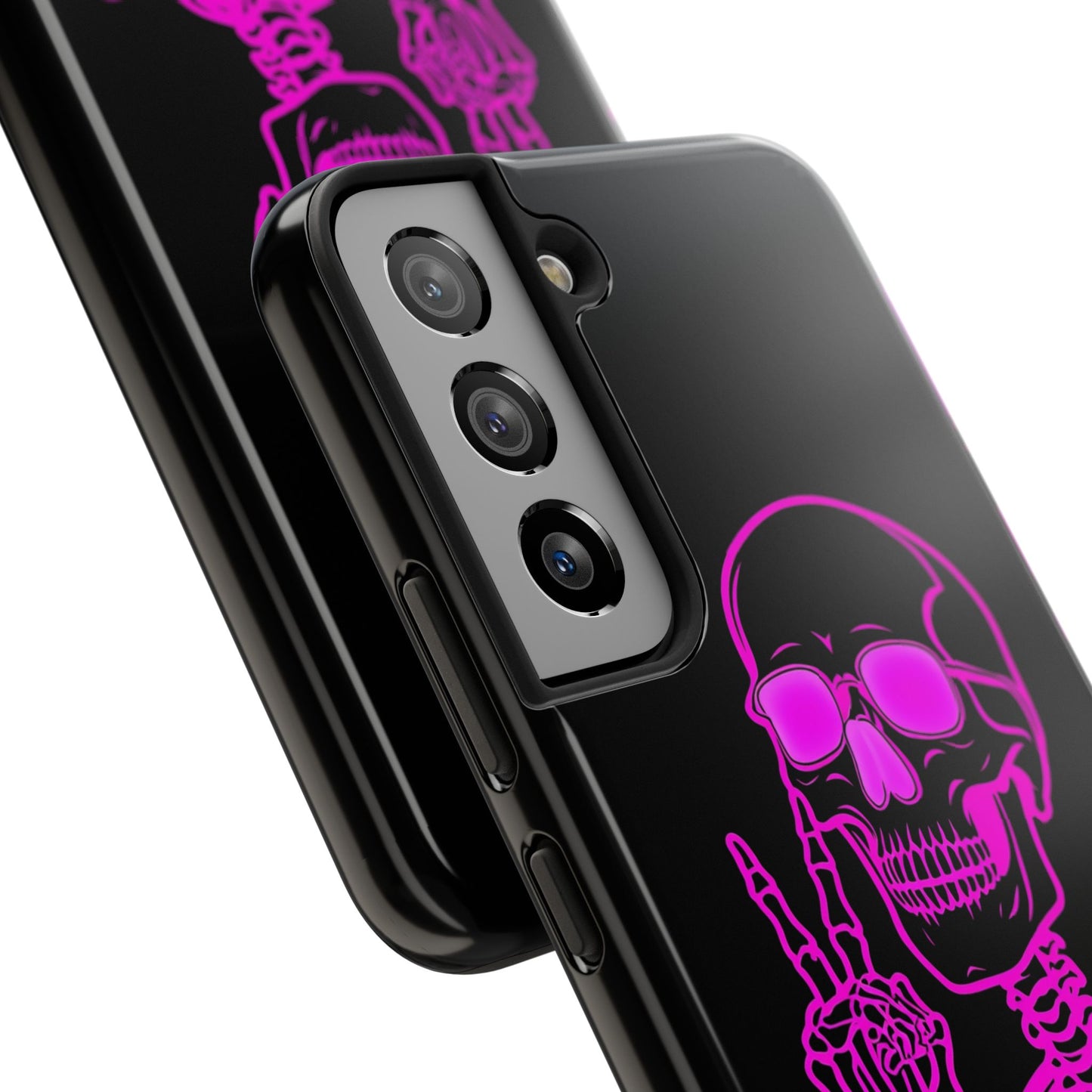 Edgy Skeleton Tough Phone Cases, Halloween Gift, Unique Phone Cover, Skull Design, Trendy Accessory for Young Adults