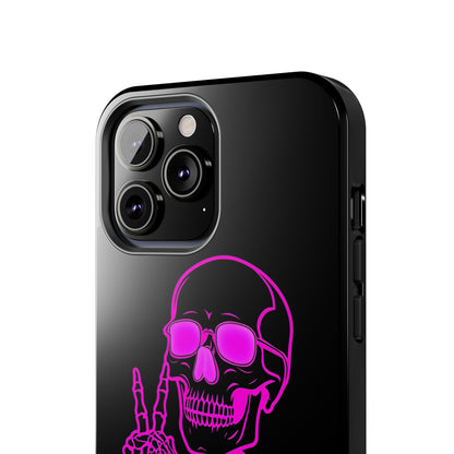 Edgy Skeleton Tough Phone Cases, Halloween Gift, Unique Phone Cover, Skull Design, Trendy Accessory for Young Adults