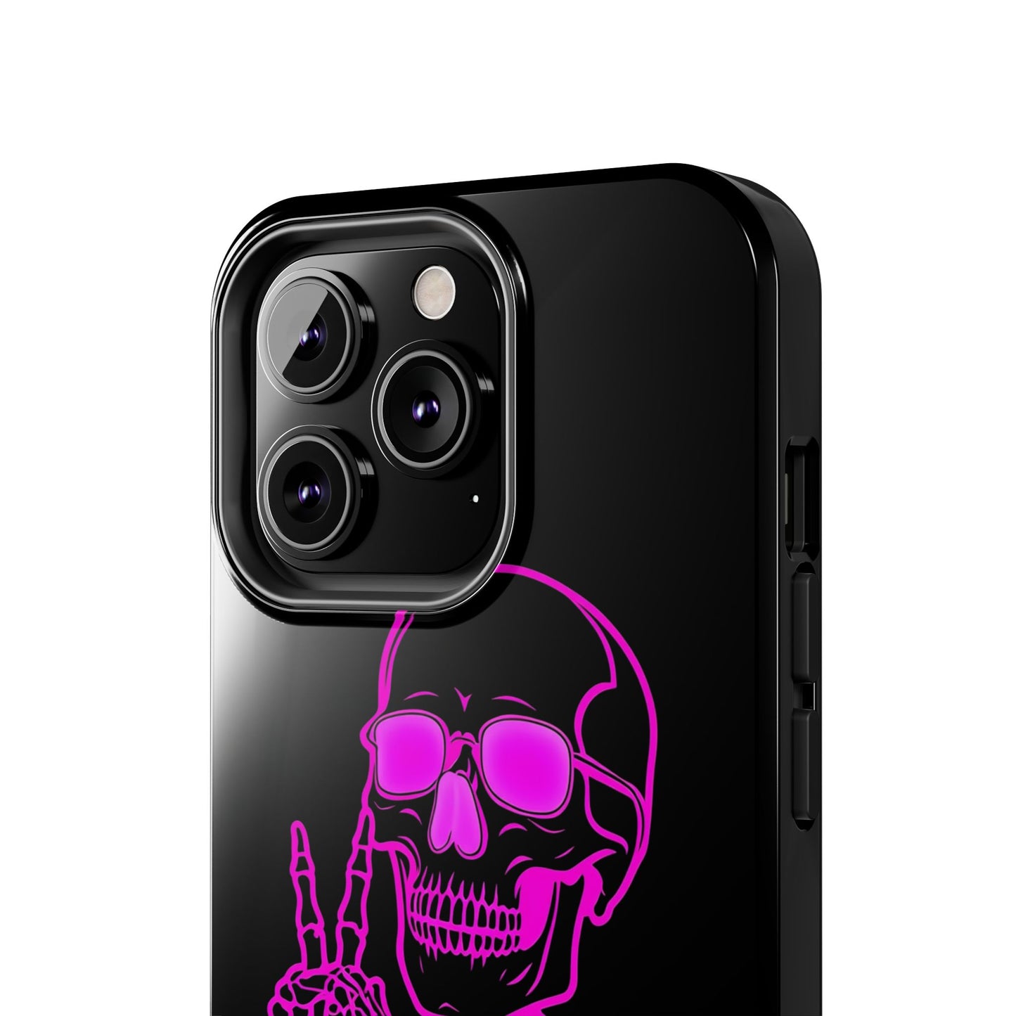 Edgy Skeleton Tough Phone Cases, Halloween Gift, Unique Phone Cover, Skull Design, Trendy Accessory for Young Adults