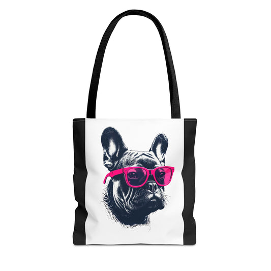 Stylish French Bulldog Tote Bag, Pet Lover Gift, Everyday Carry, Dog Mom Accessory, Unique Shopper Bag, Cute Animal Print
