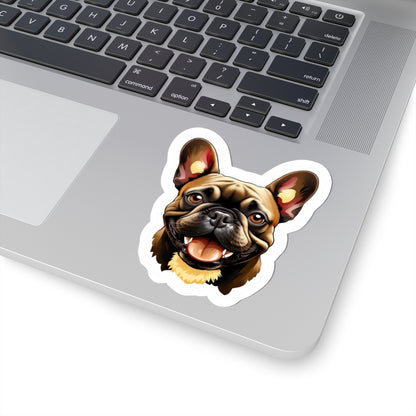 Tan French Bulldog Sticker