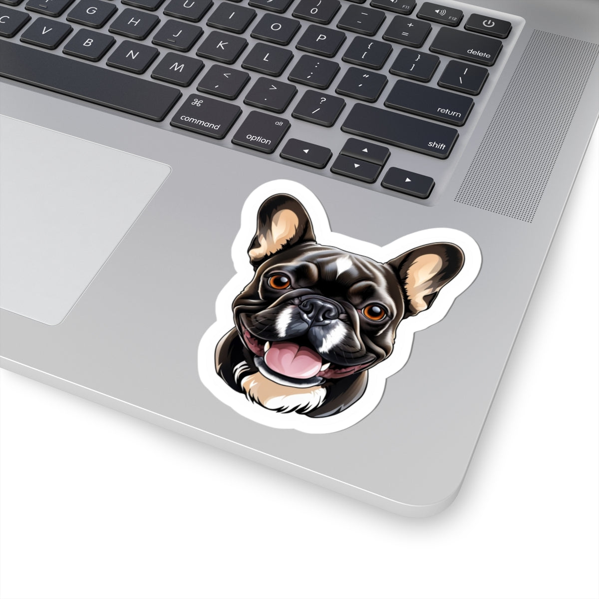 Brown Frenchie Face  Sticker