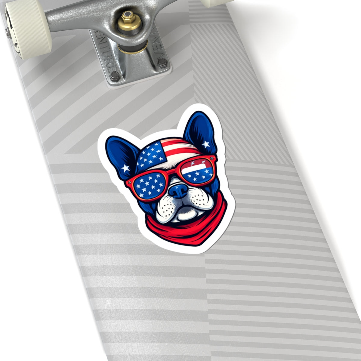 French Bulldog 4th of July Sticker