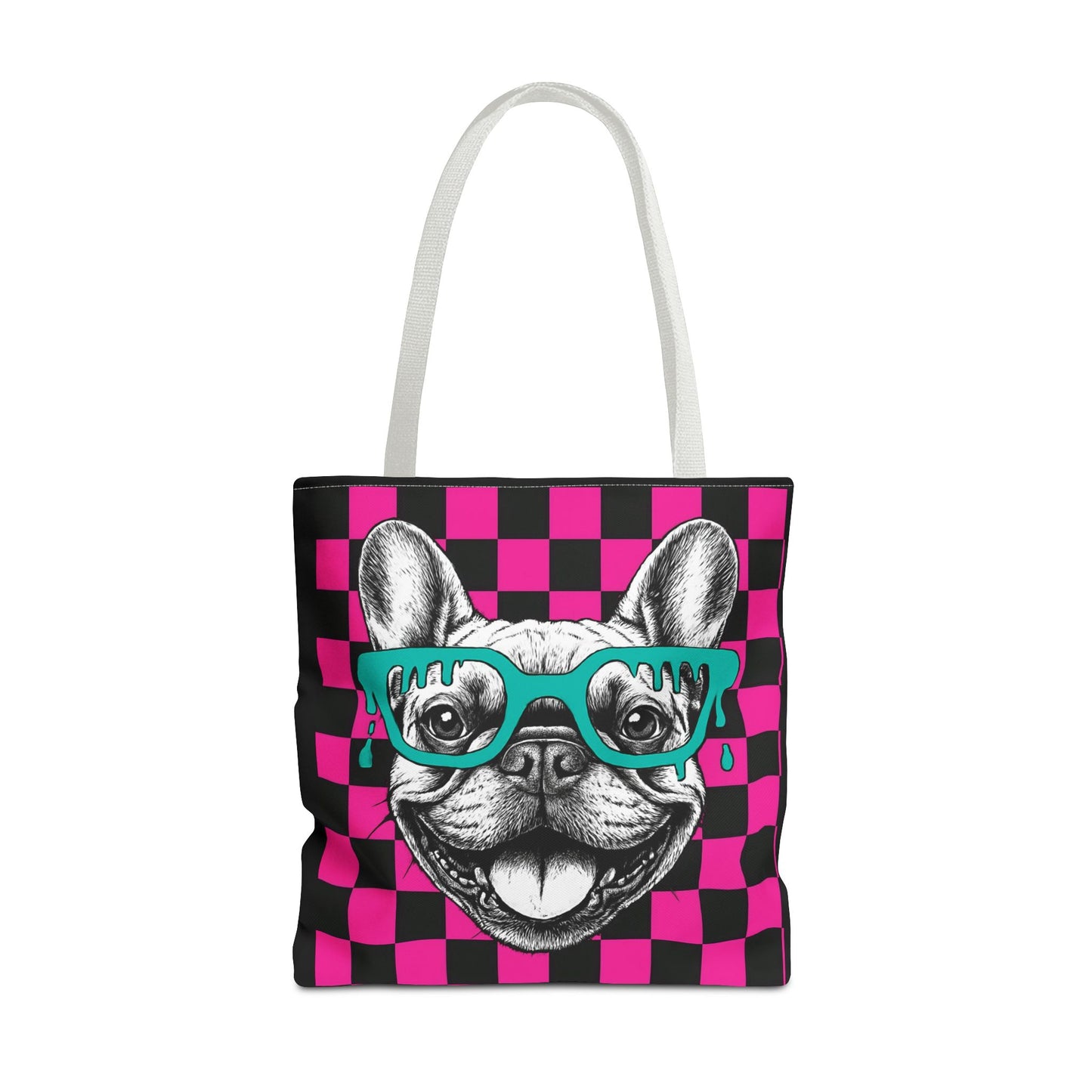 Cool French Bulldog Tote Bag, Stylish Dog Lover's Gift, Pet Accessory, Fashionable Beach Bag, Unique Carry All