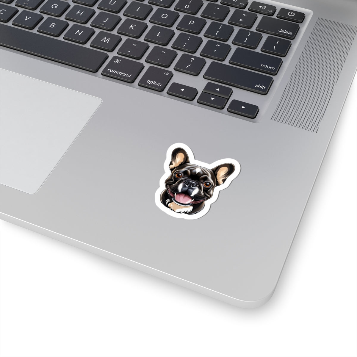 Brown Frenchie Face  Sticker