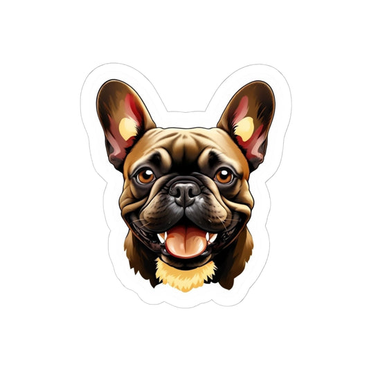 Tan French Bulldog Sticker