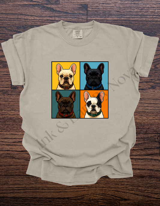 Multi Frenchie Tee