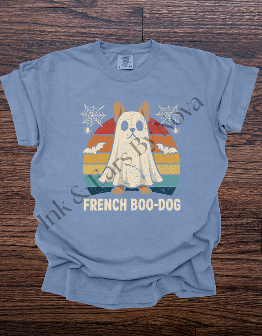 French BOO-Dog Tee