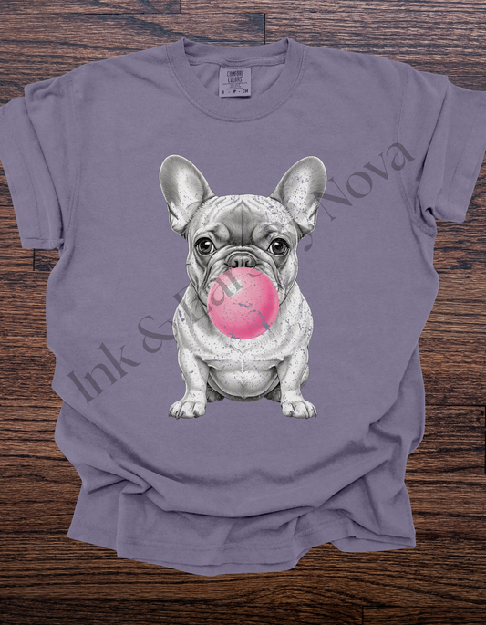 Bubble Gum Frenchie Tee
