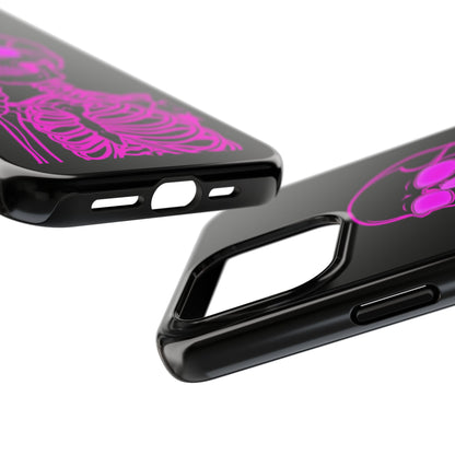Edgy Skeleton Tough Phone Cases, Halloween Gift, Unique Phone Cover, Skull Design, Trendy Accessory for Young Adults
