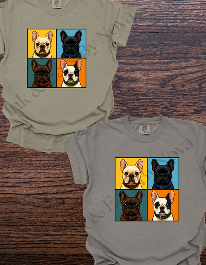 Multi Frenchie Tee