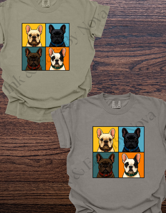 Multi Frenchie Tee