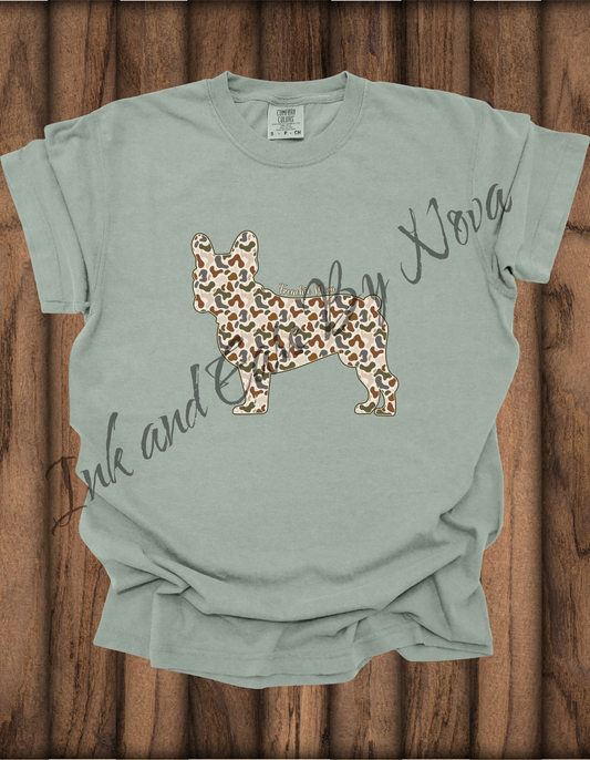 Camo Frenchie Tee