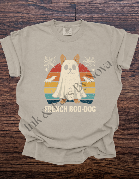French BOO-Dog Tee