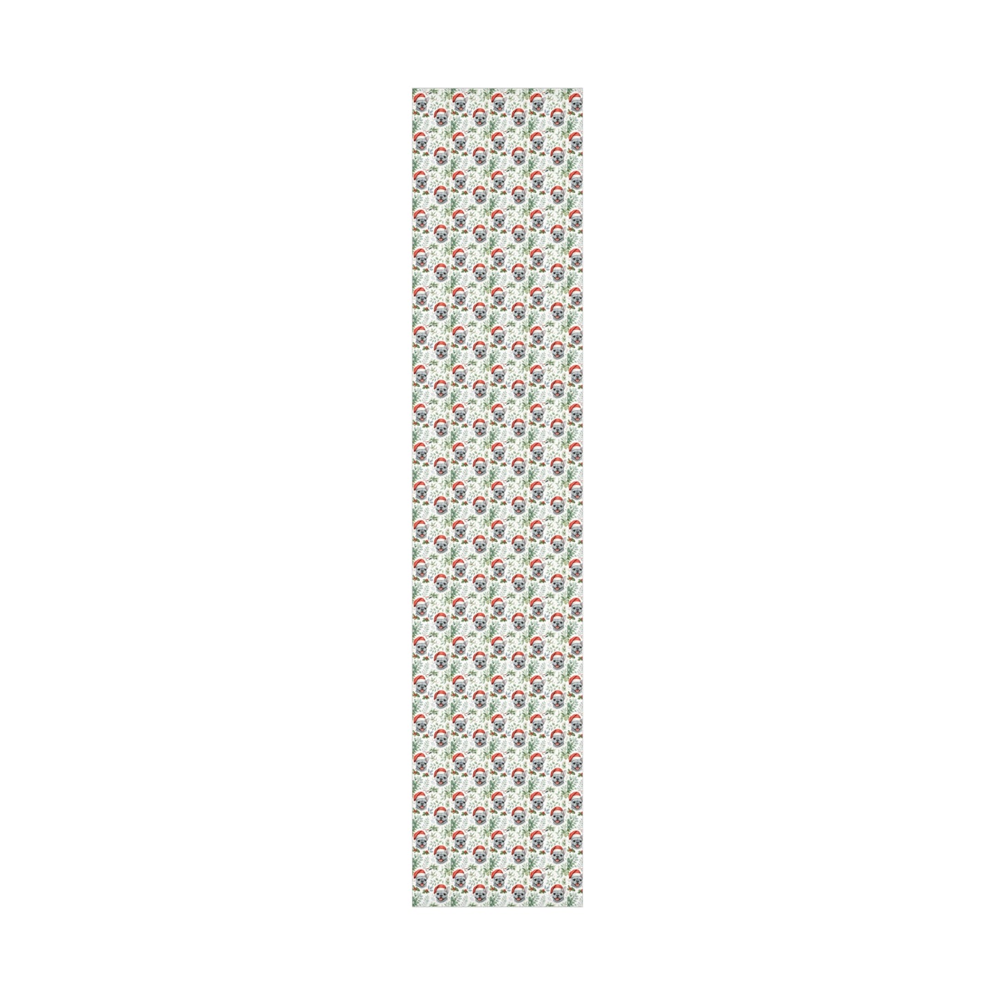 Frenchie Christmas Wrapping Paper- Grey Dog