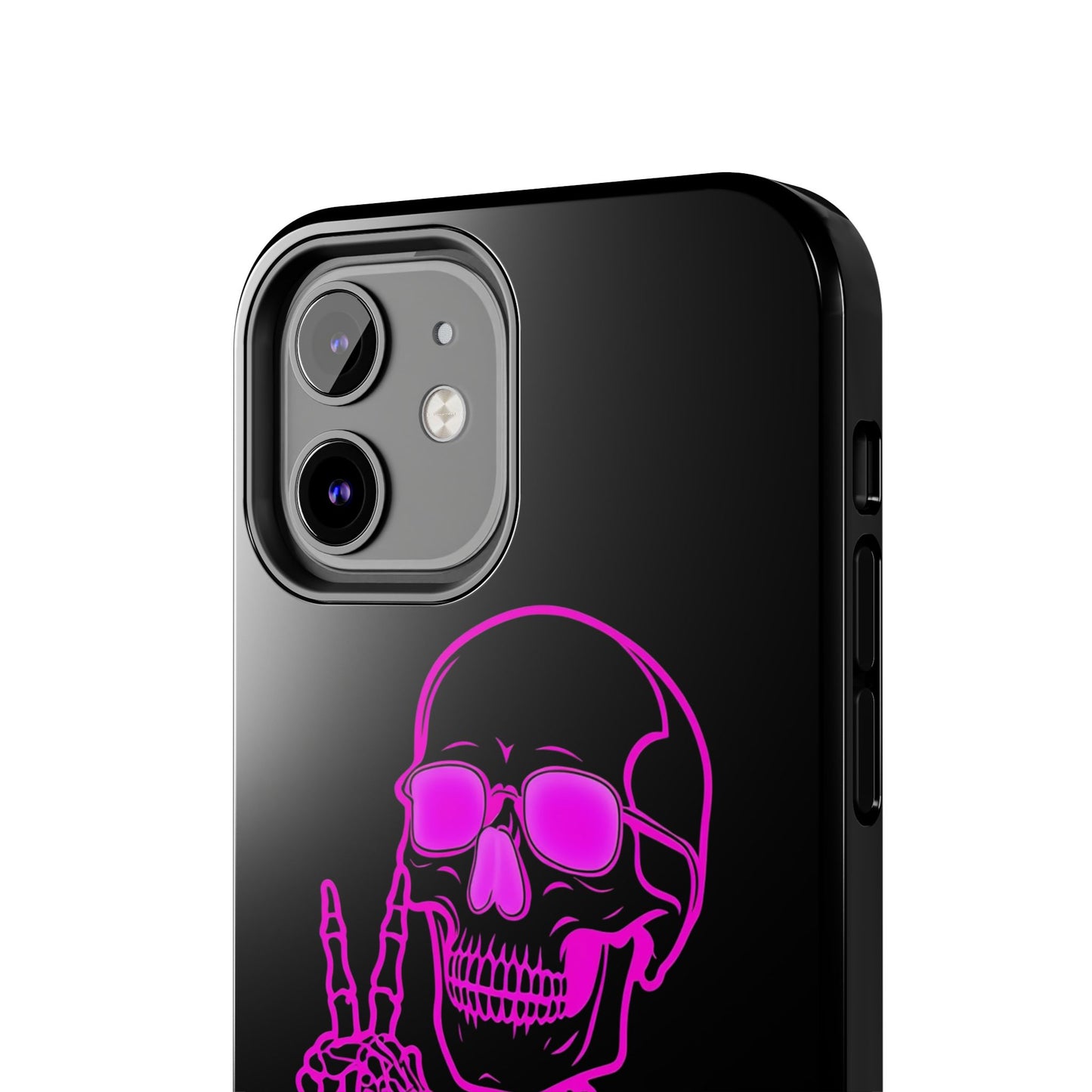 Edgy Skeleton Tough Phone Cases, Halloween Gift, Unique Phone Cover, Skull Design, Trendy Accessory for Young Adults