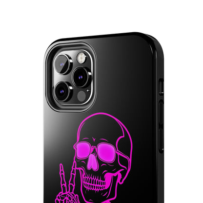 Edgy Skeleton Tough Phone Cases, Halloween Gift, Unique Phone Cover, Skull Design, Trendy Accessory for Young Adults