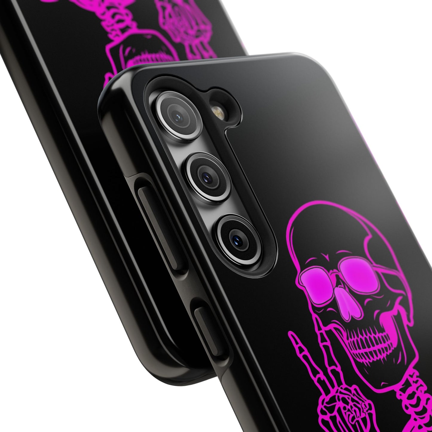 Edgy Skeleton Tough Phone Cases, Halloween Gift, Unique Phone Cover, Skull Design, Trendy Accessory for Young Adults