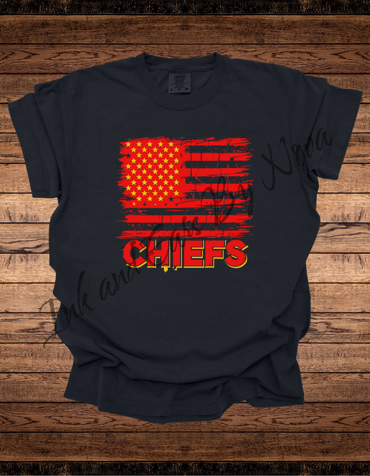 American Flag Chiefs Tee