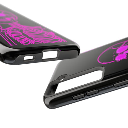 Edgy Skeleton Tough Phone Cases, Halloween Gift, Unique Phone Cover, Skull Design, Trendy Accessory for Young Adults