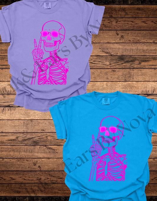 Neon Skeleton Tee