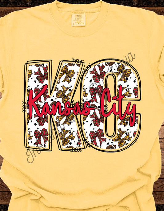 KC little bows Tee