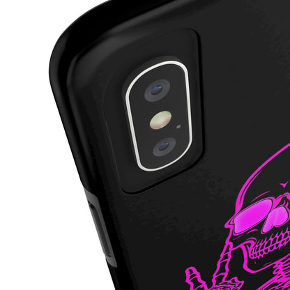 Edgy Skeleton Tough Phone Cases, Halloween Gift, Unique Phone Cover, Skull Design, Trendy Accessory for Young Adults