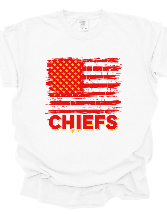American Flag Chiefs Tee